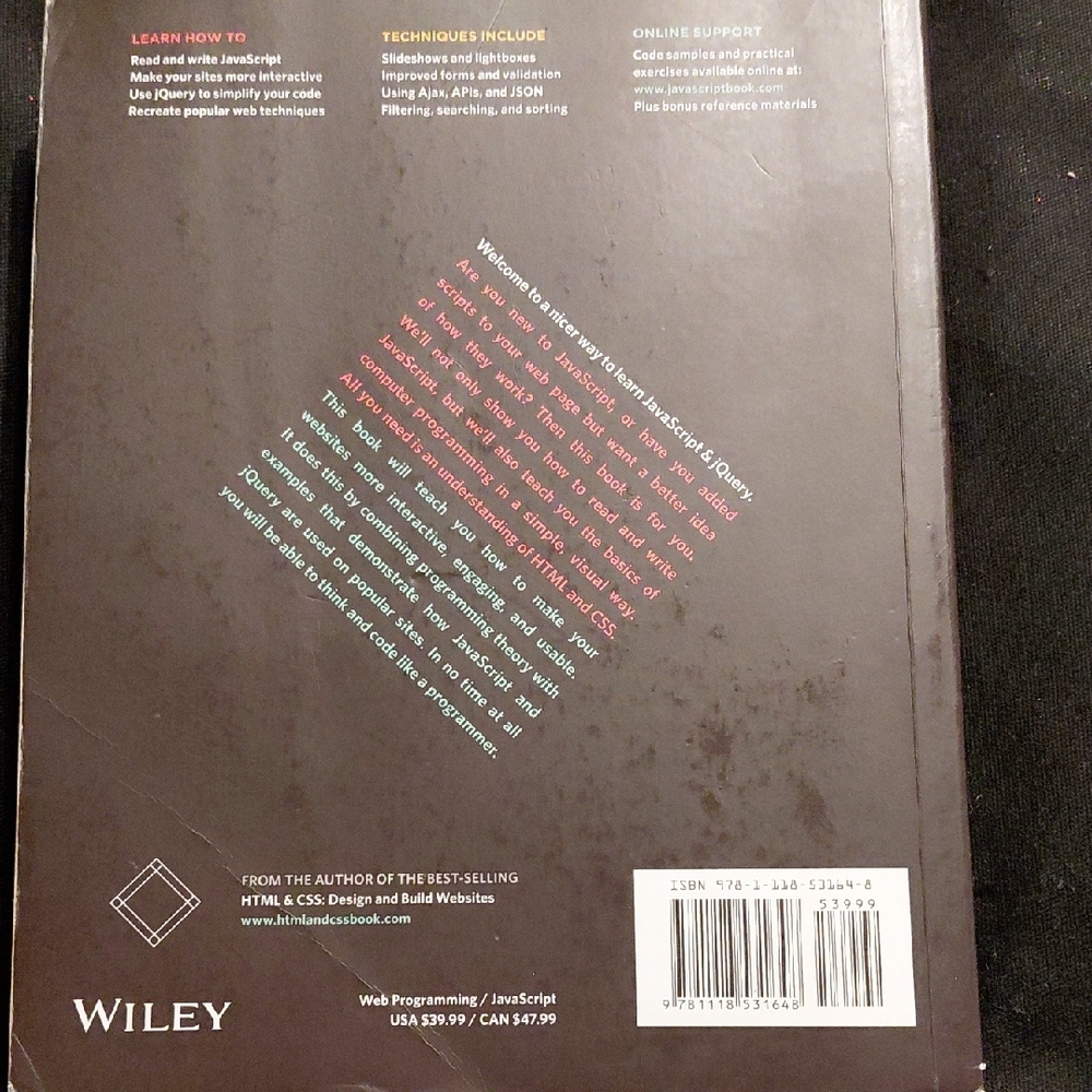 📚♻️ Wiley Web Programming Book - Picture 3 of 13